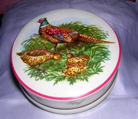riley s toffee england antique collector tin pheasants hc1183