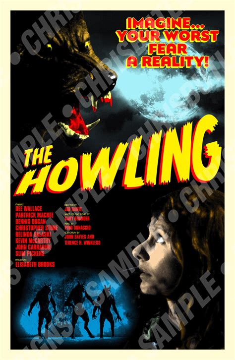 howling classic series   poster etsy