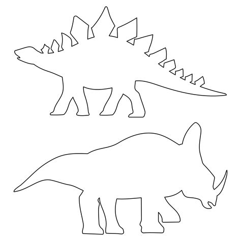 dinosaur outline printable