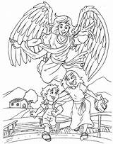 Coloring Angel Pages Guardian God Protection Male Angels Color Children School Para Kids Sunday Dark Google Sheets Print Guard Search sketch template