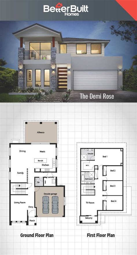 pin  double storey house