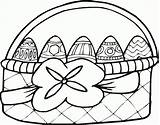 Pasqua Paques Colorare Paste Pascua Huevos Oua Pascuas Uova Oeufs Cesto Colorat Cosulete Coloriage Conejos Fise Cosuri Copii Mici Jocuri sketch template