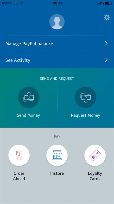 paypal mobile app redesign money