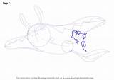 Draw Step Pokemon Mantine Drawing Shown Shape sketch template