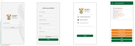 home affairs  testing   booking system heres   works