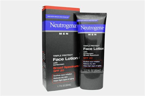 After Shave Facial Lotion With Spf