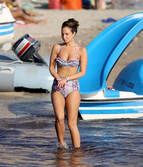 Tulisa Contostavlos In Bikini On The Beach In Ibiza