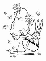 Mr Coloring Krabs Money Pages Krusty Krab Bag Drawing Spongebob Euro Cartoon Print Color Drawings Getcolorings Size Colorluna Printable Krust sketch template