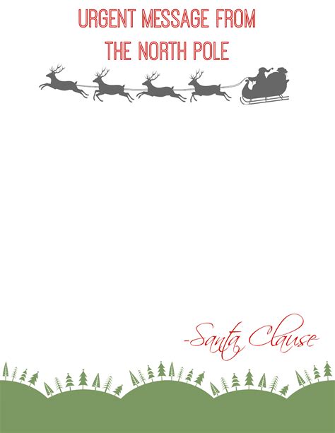 north pole letter template resume letter