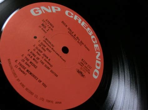 ディック・デイル 1976年廃盤ベスト★dick dale and his del tones 『greatest hits