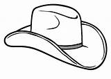 Cowboy Hat Coloring Pages Outline Farmer Drawing Kids Hats Color Para Desenho Clipart Clip Line Tattoo Printable Boots Cowgirl Western sketch template