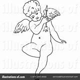 Cherub Pages Coloring Clipart Illustration Prawny Vintage Royalty Printable Getcolorings Rf sketch template