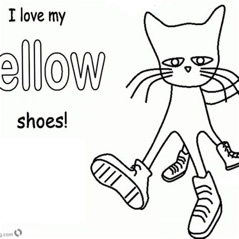 pete  cat coloring pages crafts  printable coloring pages   cat coloring page