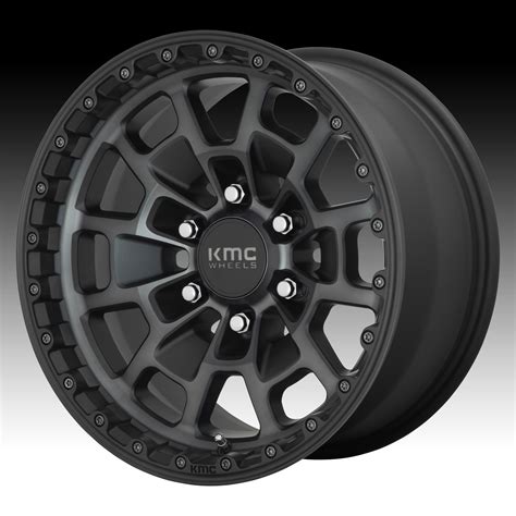 kmc km summit satin black machined gray tint custom wheels rims