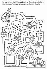 Labyrinthe Coloriage sketch template