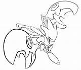 Scizor Pokemon Lineart sketch template