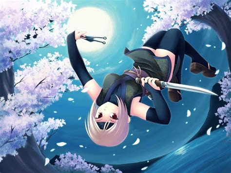 cute anime ninja girl wallpaper baka wallpaper