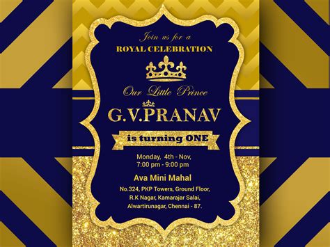 royal invitation card design  balamurugan bfa  dribbble