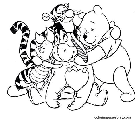 coloring pages  winnie  pooh bear