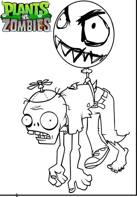 plants  zombies coloring pages  kids educative printable