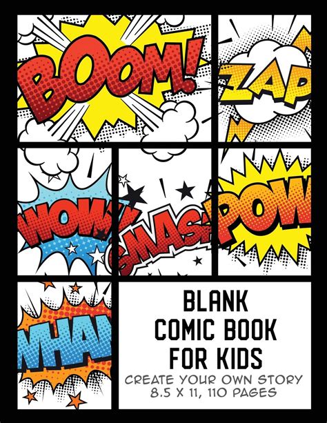 blank comic book  kids create   story comics graphic novels comic book maker