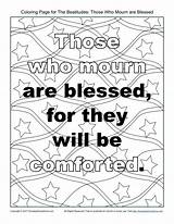 Beatitudes Coloring Pages Mourn Those Who Kids Sunday School Zone Sheets Sundayschoolzone Pretty Colouring Birijus Printable Craft Beautitudes Bible sketch template