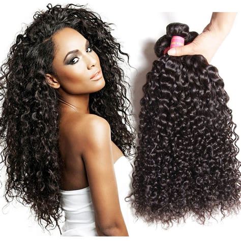 Virgin Human Hair Weave In Straight Body Wave Deep Wave Natural Curly