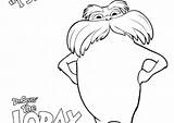Lorax Coloring Pages Coloring4free Seuss Dr Printable sketch template