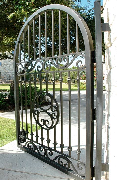 metal gates garden gate wrought iron fence in doors from home