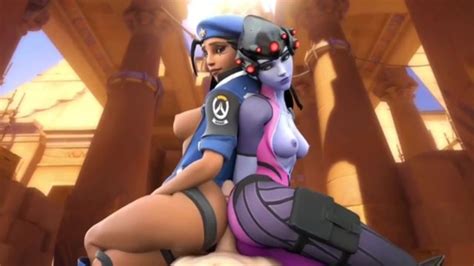 overwatch widowmaker and ana grind on dick 6 mins thumbzilla