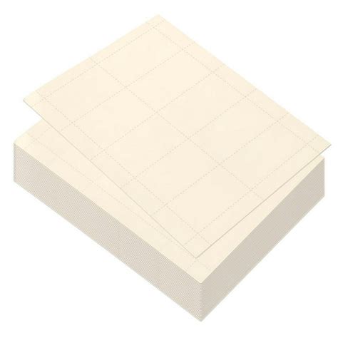 sheets blank business card paper  business card stock