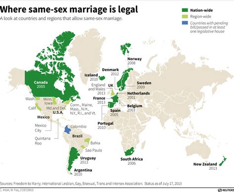 same sex marriage gaining attention world cn