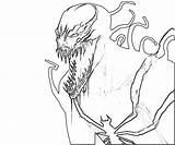 Carnage Venom Colouring Cool sketch template