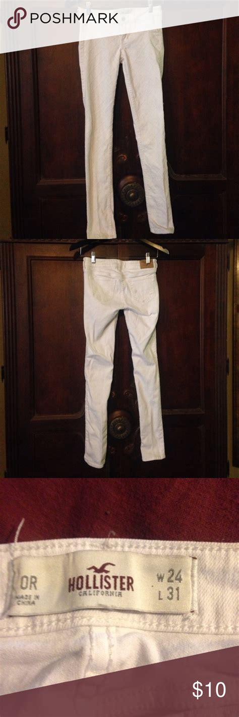 white hollister skinny jeans white denim jeans