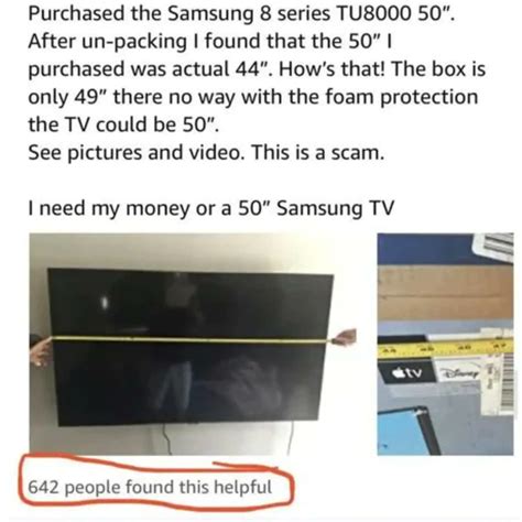 customer orders   tv finds    inches  measuring