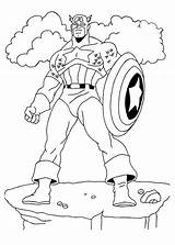 Capitan Capitaine Imagui Superheroes América Capitán Rocher Stampare Recortar Pegar Pianetabambini Libroadicto Prestigieux Infantiles sketch template