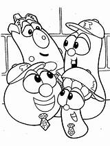 Coloring Pages Larry School Back Boy Friends Going Tales Veggie Characters Recommended sketch template