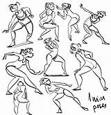 Exercise Drawing Gesture Getdrawings sketch template