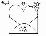 Coloring Letter Heart Coloringcrew sketch template
