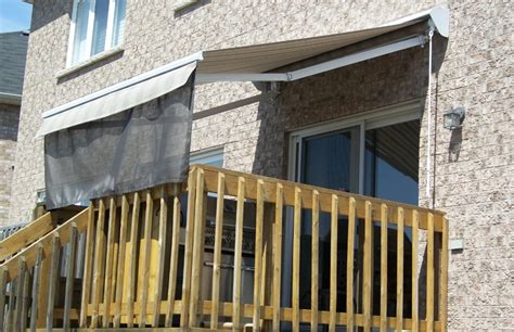 awning  removable front valance rolltec retractable awnings toronto ontario canada