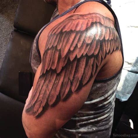 84 Amazing Angel Wings Shoulder Tattoos