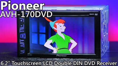 pioneer avh dvd double din dvd reciever  touchscreen lcd youtube
