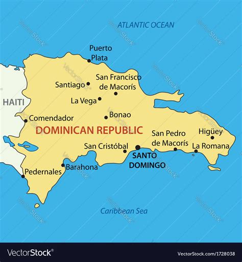 Map For Dominican Republic Cities And Towns Map