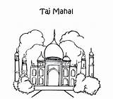 Coloring Pages Mahal Taj Ancient India Israel Phantom Opera Drawing Getcolorings Printable Getdrawings Colouring Colorings sketch template