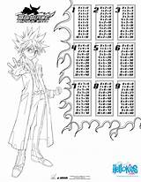 Multiplication Beyblade Multiplicar Tablas Einmaleins Tabla Farben Cuento Coloriages sketch template