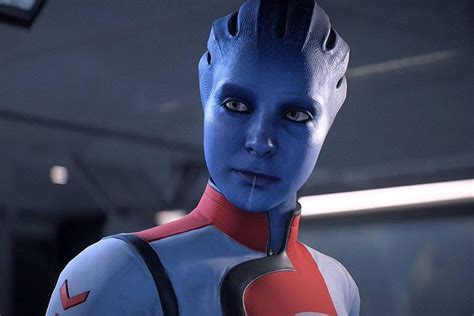 mass effect andromeda reveals that the all female asari aren t polygon