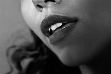 Free Photo Blackandwhite Womans Lips