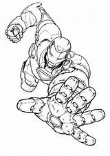 Coloring Iron Man Pages Printable He Cool sketch template