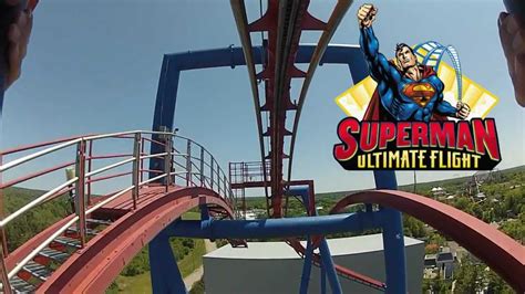 Superman Ultimate Flight Six Flags Great America Gopro Pov Youtube