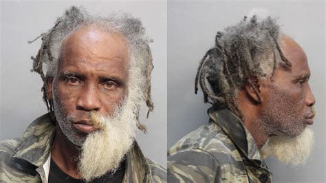 half bearded man arrested in miami beach